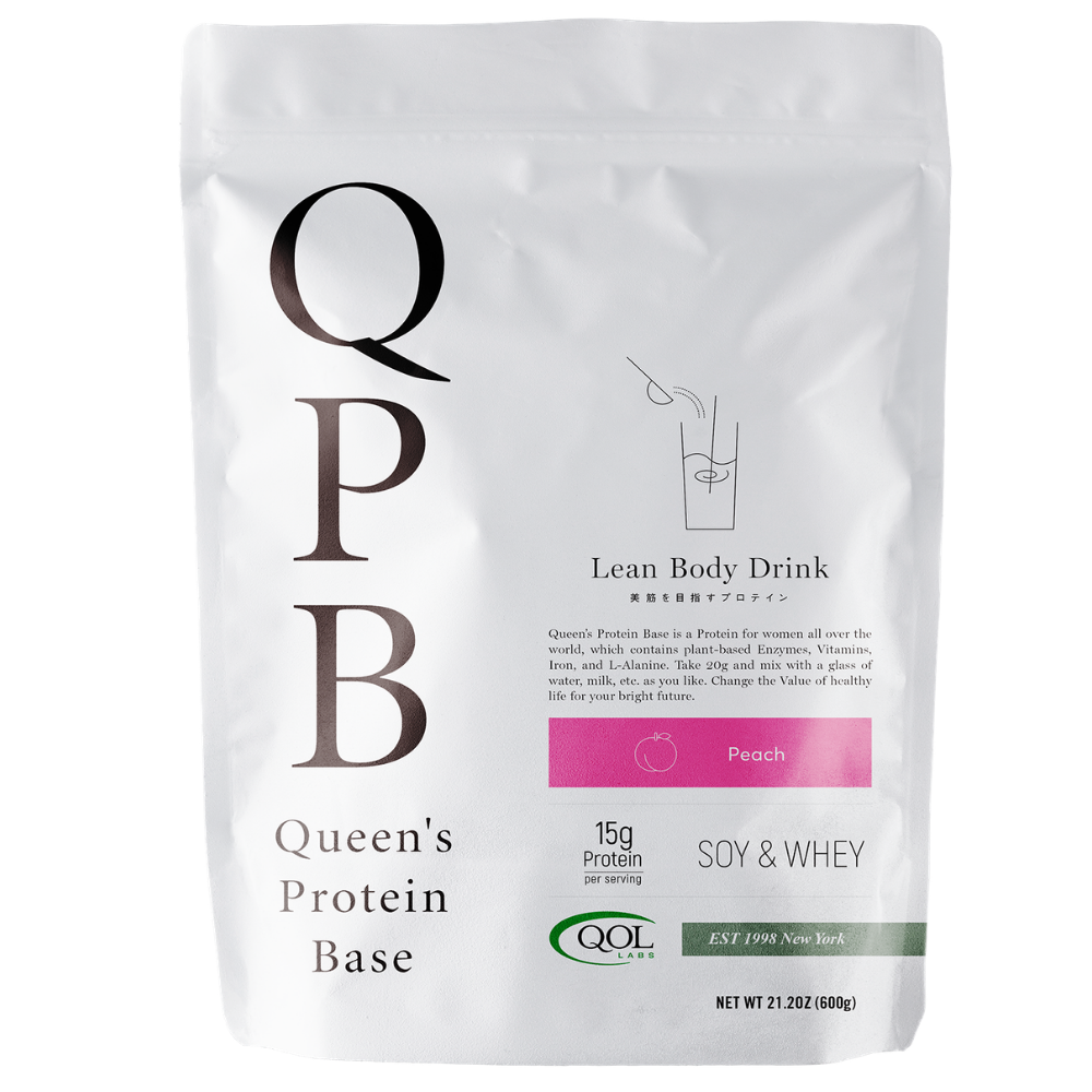 【数量限定】なくなり次第終了  QPB ｸｲｰﾝｽﾞﾌﾟﾛﾃｲﾝﾍﾞｰｽ ﾋﾟｰﾁ 600g